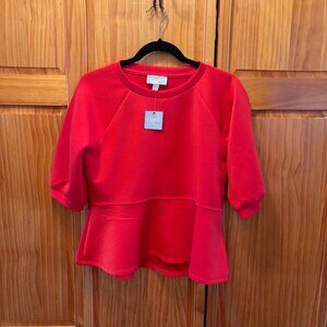 Cupio Blush Red Top Size S NWT
